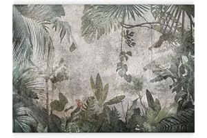murando - Carta da Parati Adesiva Foglie tropicali 441x315 cm Fotomurali Adesivi Murali Rivestimento Parete Moderna per Pareti Adesiva Muro Decorativo Fotomurale Soggiorno Giungla Natura Monstera