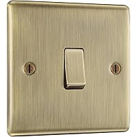 Buy BG Electrical Single Wall Light Switch, 2 Way, Screwless Front Plate Slim Profile Premium Flatplate Matt Black 20 A 16 Ax Ffb 12 - View #12