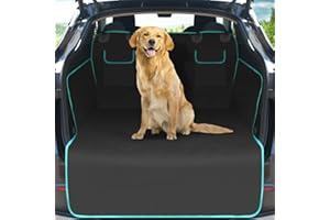 HQCM Protector para Maletero de Perro, Universal, 185 x 105 cm, 900D, Resistente al Agua, Resistente a los arañazos, con protección Lateral y Borde de Carga, para Coche, SUV, Furgoneta