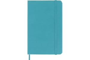 Moleskine Classic Notebook, Hard Cover, Pocket (3.5" x 5.5") Dotted, Reef Blue, 192 Pages