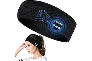 FANGEHONG Bluetooth Kopfhörer Stirnband, Schlafkopfhörer Sport mit 6-10 Std Spielzeit, Atmungsaktives Schweißabsorbierendes, Seitlichen Reglern Kopfhörer Laufen Yoga Männer Frauen, HiFi Stereo Tech