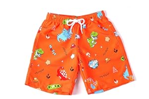 GENTABY Boys Swimming Shorts Quick Dry Swimming Trunks Boys Swim Shorts Lightweight Beach Swimsuit with Pockets Swimwear for Kids 3-12 Years