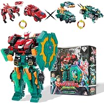 Robot Transformer 3 in 1 Raptor Chyron, 11.02 Inch, Robot Toys for