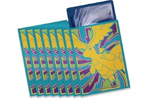 Elite Top Trainer Box Sleeves Fodral matt för kort, kortfodral förpackning med 65 stycken, för samlarkort, spel med BB-Toy-Tr
