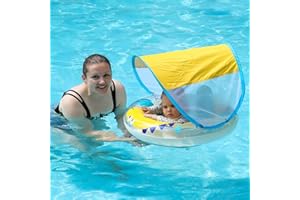 ‎SWIWBOBO Aufblasbarer Baby-Schwimmsitz für Kleinkinder, 6-36 Monate