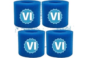 TTOKGZG Typ VI Schwammkartusche, Typ VI Spa-Filter und Filter, für Bestway Spa-Ersatzfilter, für SaluSpa 90352E, für Lay-Z Spa-Filterpumpe (4 Stk)