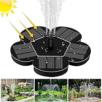 Solar Springbrunnen, otutun Solar Teichpumpe mit 1,5W Monokristalline Solar Panel Solarbrunnen, Solar Schwimmender…