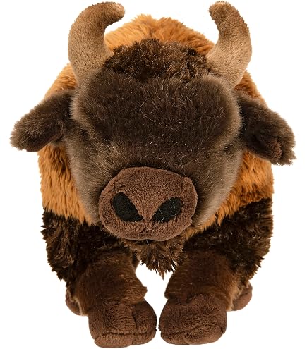 Peluche Bison Wild Republic Cuddlekins Mini - 20 Cm, écologique (rembourrage Bouteilles Recyclées)