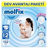 Molfix Kanal Teknolojisi Dev Avantaj Paketi 2 Beden Mini 132 Adet