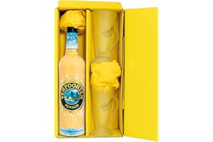 ‎VERPOORTEN ORIGINAL Geschenkverpackung mit Eierpunsch: 0,75 L VERPOORTEN Punsch 11 %vol, inkl. 2 Eierpunsch-Gläser