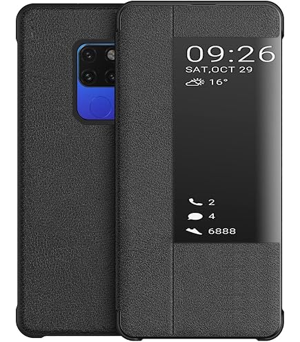SATURCASE Custodia Per Huawei P20 Pro - Ibrida 2 In 1 PC + Silicone Con Anello Metallico E Cavalletto - Rosso