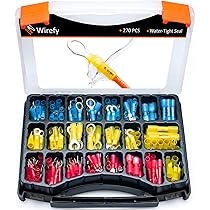 Wirefy 150 Stuks Krimpkous Soldeerverbinder Kabelschoenen Waterdichte Elektro Het Verzegelen Stootverbinder Terminals Soldeerhulzen 0 14 0 25 Mm2 681203010
