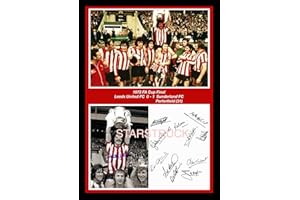 Sunderland FC 1973 FA Cup Final Winners Full Team Signed (Pre-Printed) Exclusive A4 Print