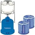 Campingaz 206L Lampe à Gaz Bundle + 2 Cartouches C206 – Lanterne Camping Puissante 80W, Éclairage Continu 5-8h, Idéale Randonnée Pêche Camping Nuit