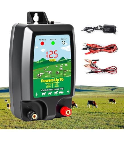 horizont strongLine schapenhek 90 cm hoog – elektrisch hek 50 m lang, 14 glasvezel palen met enkele punt – Mobiele omheining voor schapen, geiten & lammeren – Hoogwaardige weideomheining in compleet