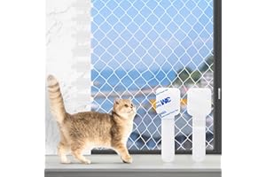 YAOZUP Outdoor Adhesive Hooks, 100 PCS Crochets adhésifs extérieur, Filet de Protection pour Chat, Crochet Fixation Filet Chat, Filet de sécurité pour Chat, Protection Balcon Chat sans percer
