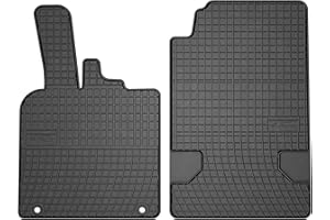 M MOTOS Alfombrillas de Goma para Smart Fortwo II 2007-2014 Mejora tu Comodidad de Viaje con la Alfombrilla Antideslizante para Coche- Alfombrillas de Coche para Varias Estaciones