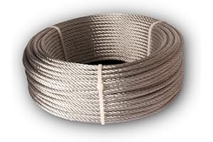 Chapuis - Câble de levage - Acier dur galvanisé - Charge de travail indicative 105 kg - Diamètre 3 mm - Longueur 100 m