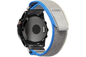 torbollo Watch Band Compatible con Garmin, Correa deportiva tejida para fēnix/Forerunner/Approach/MARQ/quatix/D2 Series Correa de repuesto robusta para hombre.