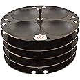 Jain Stainless Nonstick Steel 5 Plate Idly Stand | Idli Maker| Nonstick Idli Stand with Holes for 10 LTR Prestige Pressure Cooker (20 Idly)