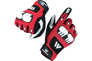 WESTWOOD FOX Motorradhandschuhe für Männer und Frauen,Atmungsaktiv, Touchscreen, Palm Pads Motorradhandschuhe für BMX,Radfahren, ATV,MTB Racing,Road Racing,Klettern,Wandern