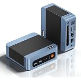BOSGAME E5 Home-Office-Mini PC, Ryzen 5300U (Exceeds 4300U/N150, up to 3.8GHz), 16GB DDR4 RAM 512GB NVMe SSD Mini Desktop, HD