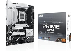 ‎ASUS ASUS PRIME X870-P Mainboard Sockel AM5 (AMD, ATX, PCIe 5.0, DDR5, 14+2+1 Power Stages, 4x M.2, 2,5Gb Ethernet, USB-C 40Gbps)
