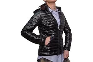 FANTASY Giacca 100 grammi Leggera Foderata Avvitata Ecologica Piumino Trapuntino Cappuccio Mezza Stagione Donna Ragazza Moda