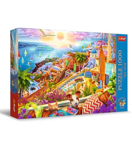 Trefl Premium Plus Quality - Puzzle The Art of Colour : on est Mieux à la Maison - 1000 pièces