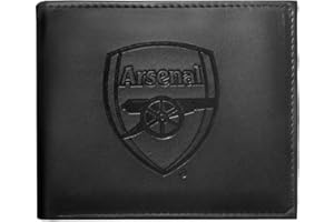 ARSENAL F.C. Arsenal FC Official Football Gift Embossed Crest Money Wallet Black