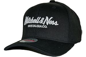 Mitchell & Ness Classic Red Pinscript Snapback