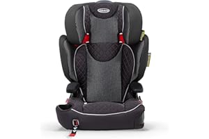 Graco 8M99STZE Affix Siège d'Appoint à Dossier Haut avec Connecteur Isocatch, Groupe 2/3, Stargazer Gris