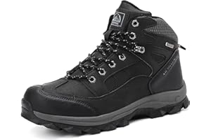 AX BOXING Scarpe Uomo Invernali Stivali Caldo Scarponcini Trekking Antiscivolo Scarpe da Neve Comode Outdoor Stivaletti Taglia 41-46 EU
