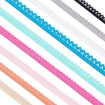 10/20/45M Meetee 6mm Increspato Elastico Trim Elastici In Pizzo - Foto 6