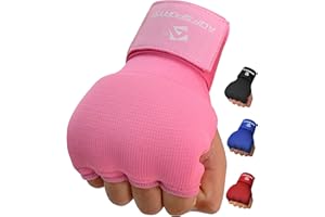 AQF Vendas Boxeo, Guantes Interiores, Muñecas Elásticas Tape Vendaje 100cm Largo, Wraps Protector Mano para Muay Thai, Taekwondo & MMA