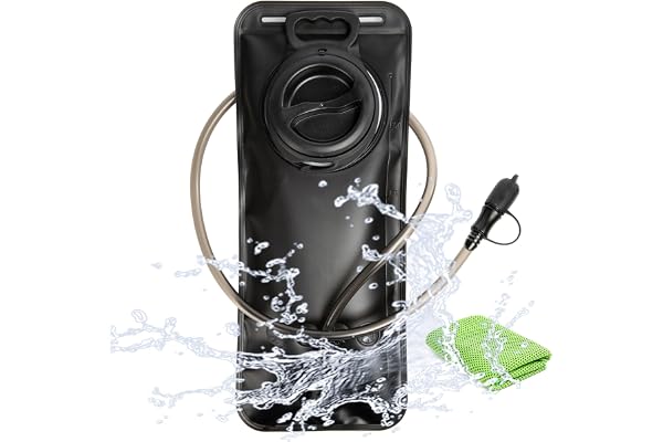 J.CARP Poche d'hydratation de rechange pour cyclisme, randonnée, camping, chasse, course à pied - 2 litres