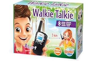 BUKI FRANCE Buki - TW01 - Walkie talkie, Pack Size: 22.5 x 6.5 x 22 cm