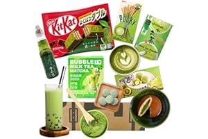Matcha Box – Japanische Snack- & Getränke-Überraschung mit KitKat, Mochi, Latte u.v.m. | Perfekt zum Verschenken & Selbstverwöhnen