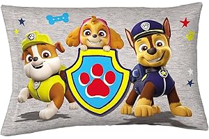 Franco Kids Bedding Super Soft Microfiber Reversible Pillowcase, 20 in x 30 in, Paw Patrol