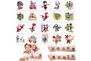 SIDESEA 20PCS Temporary Tattoos for Kids Party Bag Fillers Waterproof Kids Tattoos for Girls/Boys Birthday Party Supplies Favors