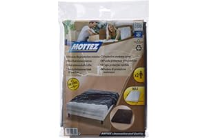 Dicoal 174077 Copertura protettiva per materasso, 2 x 1.60 m, Nero