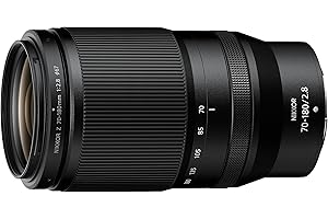 Nikon Nikkor Z 70-180mm f/2.8 VR, Teleobiettivo Zoom a Pieno Formato, FX Mirrorless, Portatile, Nero, Nital Card: 4 Anni di Garanzia