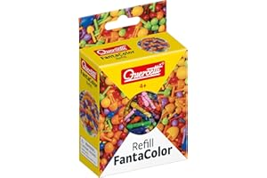 Quercetti FantaColor Refill 5, 450 Chiodini Colorati per Bambini Ø5 mm, Ideali con il Mosaico Bambini, Ricambi per Giochi Educativi e Giochi Creativi Bambino 4 anni come Fantacolor Basic e Modular