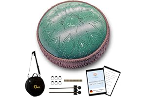 ORORA Steel Tongue Drum, Zungentrommel, 12 Zoll 13 Noten - Handpan, Ideal für Entspannung - Musikinstrument für Kinder und Erwachsene - Ebook mit 20 Notenblättern kostenlos - Originelles Geschenk