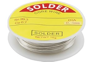 ETT Ni Name - Estaño de Soldadura SMD sin Plomo (99,3% Sn 0,7% CU 2% SB) 10 g, 0,5 mm x 2 m