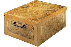 Lavatelli Baulino Marco Polo Boite de Rangement avec Couvercle, Organizer en carton, Rangement Vetement, Meuble de Chambre, Bureau, Organisateur Tiroir, Boite Cadeau, SMALL