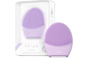 FOREO LUNA 4 - Cepillo de limpieza facial - Masajeador facial reafirmante - Cuidado antienvejecimiento - Mejora la absorción - Herramientas simples para el cuidado de la piel - Piel sensible