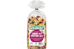 ‎SEITENBACHER Seitenbacher Müsli Carbs 19.0 Himbeere I Low Carb I Protein I Ballaststoffe I (1 x 500g )