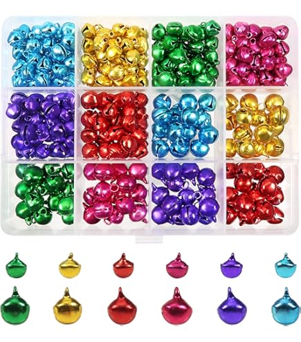 Lot De 300 Clochettes Multicolores En Métal Pour Décoration De