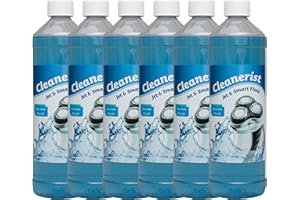 DIE SEIFENBLASE cleanerist Jet & Smart Fluid líquido de limpieza adecuado para afeitadora Philips 1250 x – 1260 x – 1280 x – 1290 x – RQ1250 – RQ1260 – RQ1261 – RQ1280 RQ1290 – de 6 x 1 l